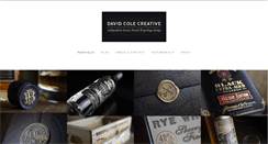 Desktop Screenshot of davidcolecreative.com